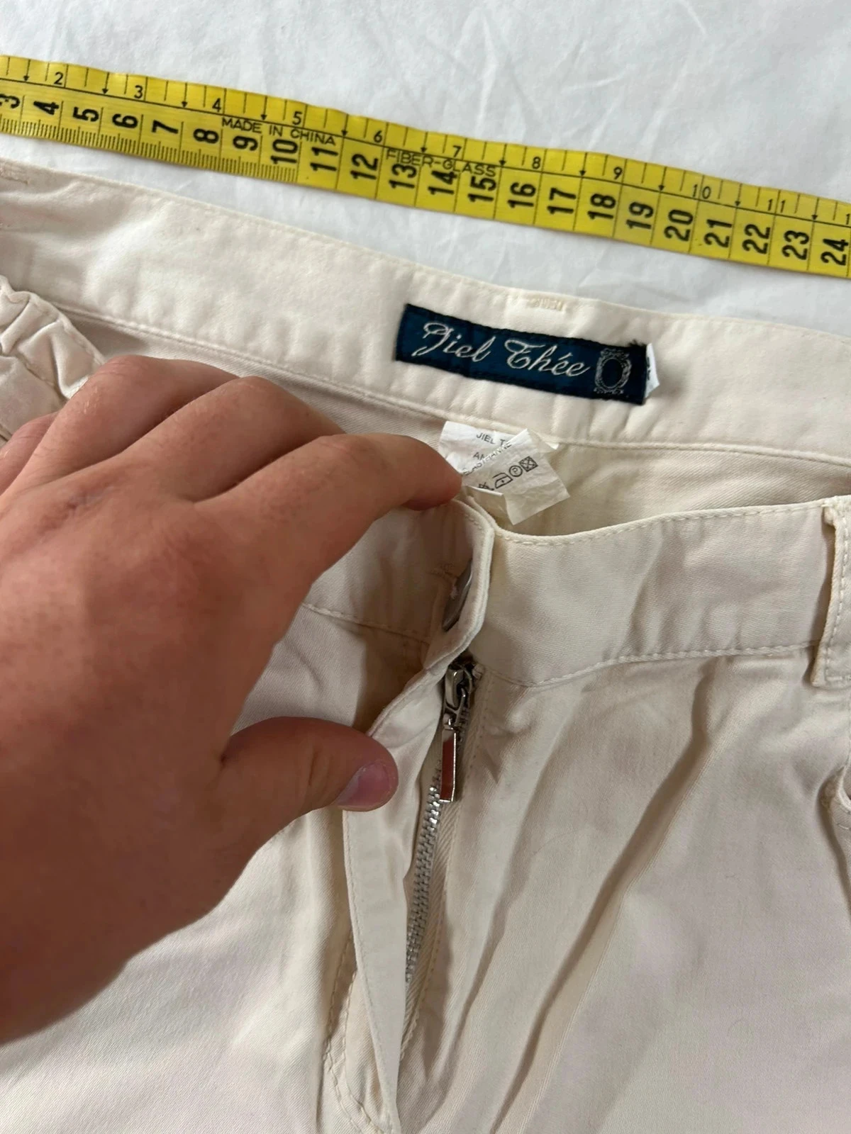 Beige straight cut jiel thée vintage jeans size 42 – photo 12